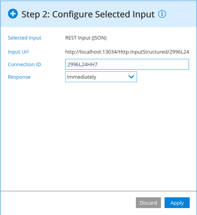 Configure Connector window of Conversion Service Configurator