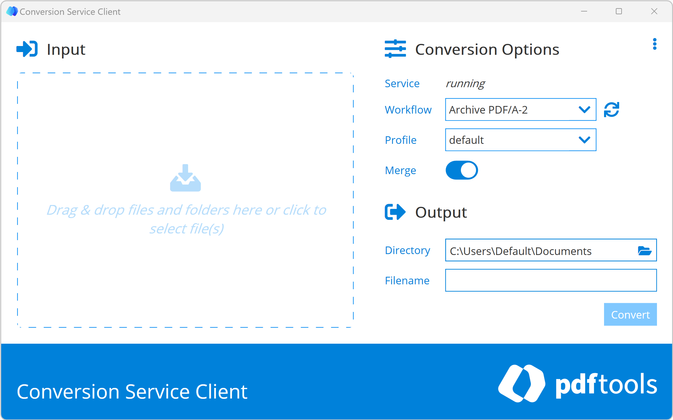 Conversion Service PDF Client