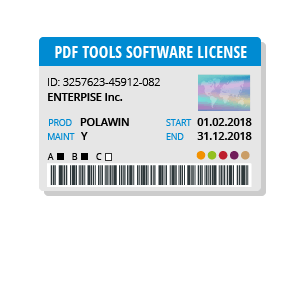 License model for our PDF components & solutions; get in touch with us for further information