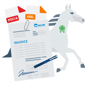 Converting invoice documents to the ZUGFeRD data format